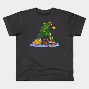 Cat-mess-tree Kids T-Shirt